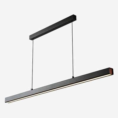 Modern Metal Pendant Light Linear Ceiling Fixture 2