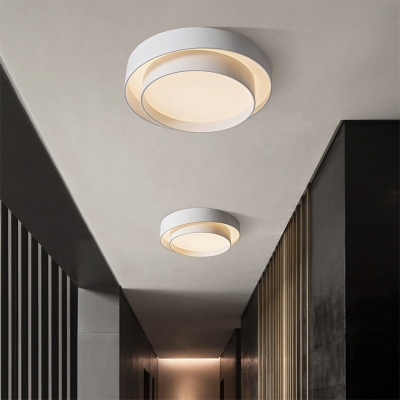 Contemporary Modern Ceiling Light 3 Inchs Height LED Light Round Acrylic Shade Ceiling Light Fixture for Living Room