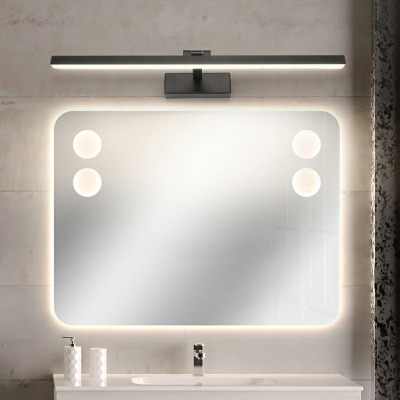 Modern Minimalism Rotatable Acrylic Liner LED Mirror Light Waterproof Wall Mount Vanity Lamp
