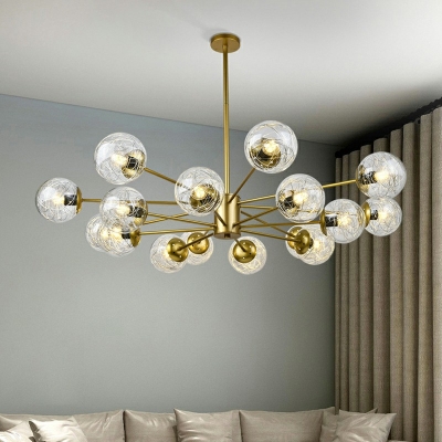 23 Inchs Height Chandelier Lighting Postmodern Opal Glass Hanging Pendant Light for Living Room