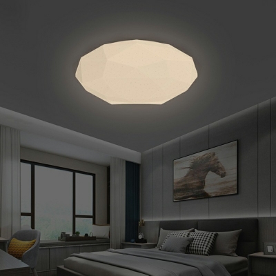 LED Acrylic Flush Mount Ceiling Lighting Modern White Ceiling Lamp for Bedroom