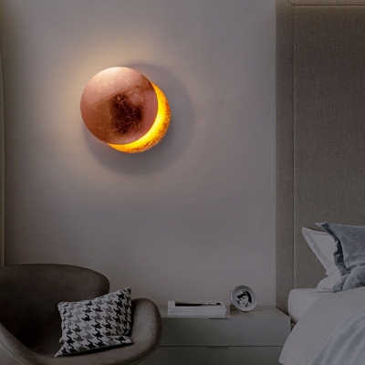 Metal Decoration Wall Lamp Postmodern Double Circle LED Sconce Lighting with Ambient Light for Bedroom