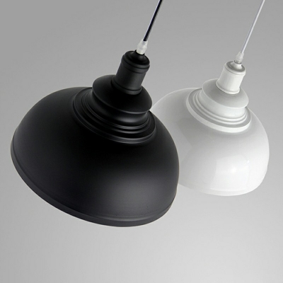 Industrial Single Light Dome Shade Metal Pendant Lighting for Kitchen Bar