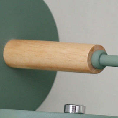 Nordic Iron Shade Wall Sconce Barrel Shaped Macaron Colour 1-Head Wall Lantern