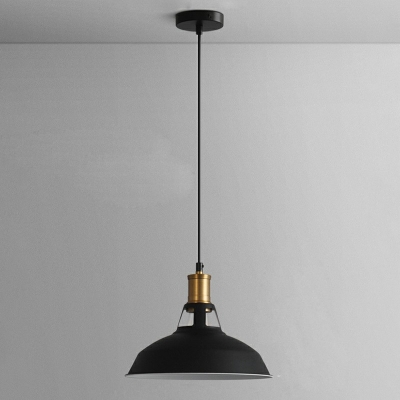 Industrial Hanging Pendant Light with Barn Shade 1 Light 10 Inchs Height Pendant for Dining Table Restaurant Kitchen