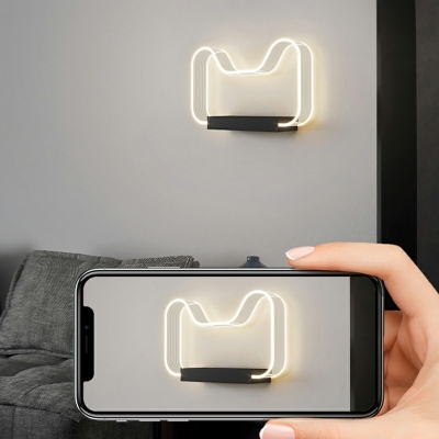 Single Light Acrylic Wall Mount Light White 11 Inchs Length Nordic Creative LED Sconce for Bedroom Corridor in 3 Colors Light