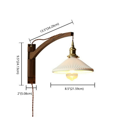 Industrial Wall Light with 9.5