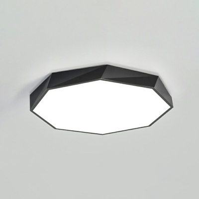 Acrylic Ceiling Light Modern Style Geometric LED Flush Mount Ceiling Lamp for Bedroom