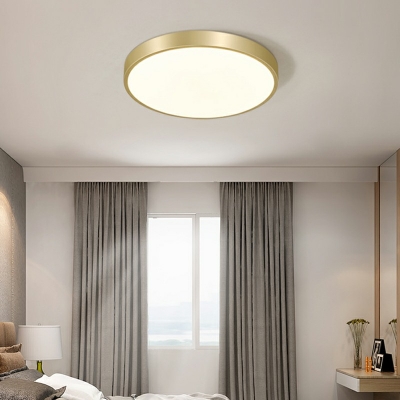 Minimalismo Style Round LED Ceiling Light Acrylic Flush Light for Dinning Room