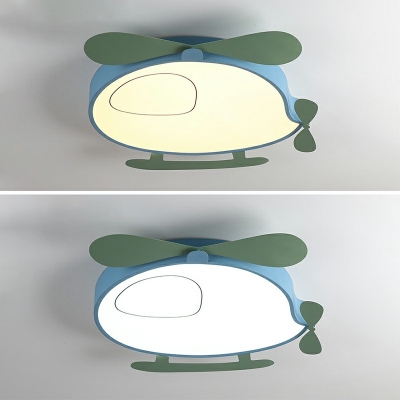 Acrylic Airplane Flush Mount Ceiling Light 15 Inchs Length Contemporary LED Flushmount Ceiling Lamp