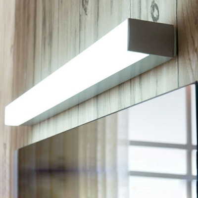 Modern Style Rectangle Vanity Mirror Light LED Bathroom Wall Light in Warm/White