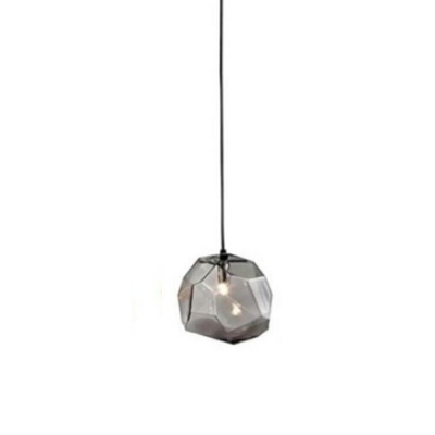 Adjustable 1 Head Unique Shape Pendant Lamp Modernism Glass Drop Ceiling Lighting
