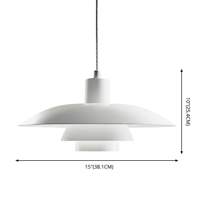 Contemporary Aluminum Pendant Light Geometric Hanging Pendant Lights for Dining Room