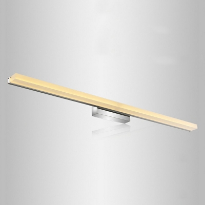 Linear Wall Mount Light with Stainless-Steel Diffuser Arcylic Shade Integrated Led Vanity Light for Bathroom