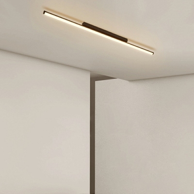 Minimalism Modern Metal Shaded Close to Ceiling Light Decorative LED Office Meeting Room Lighting
