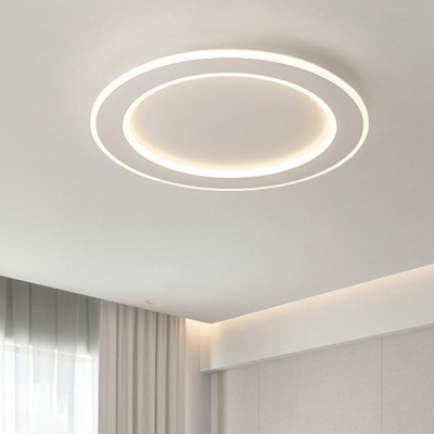 Geometric Shape Modern Minimalist Metal Flush Mount Ceiling Lamp LED Flush Mount Lighting for Bedroom