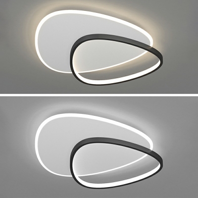Modern Simplicity Acrylic Flush Mount Light Fixtures Bedroom Flush Mount Ceiling Light