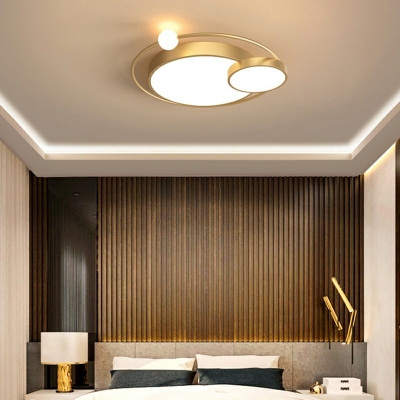 Nordic Style 3-Lights Creative Round Ceiling Light LED Lighting for Bedroom