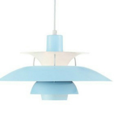 UFO Shape Pendulum Light Novelty Modern 1 Head Hanging Pendant for Dining Room