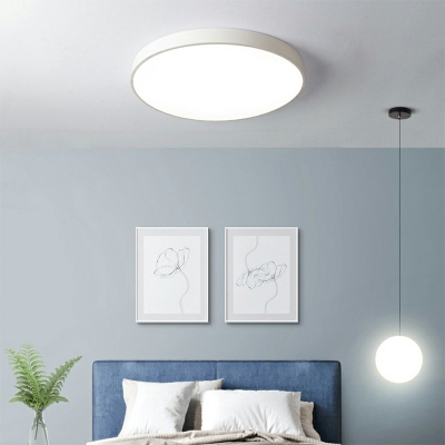 Acrylic Round Shade Modern Ceiling Light with 2