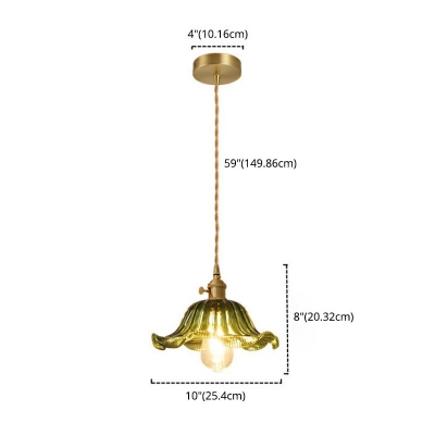 Height Adjustable Pendant Light Kitchen Single Light Vintage Ceiling Hanging with 59