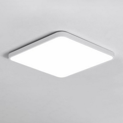 Contemporary Ceiling Light with Rectangle LED Light Acrylic Shade Flush Mount Ceiling Light for Hallway