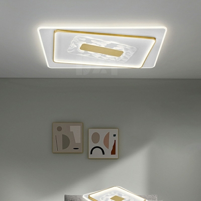 Contracted Rectangle Shape Ceiling Light 35