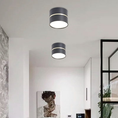Contemporary Ceiling Light with LED Light Cylinder 3