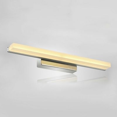 Linear Wall Mount Light with Stainless-Steel Diffuser Arcylic Shade Integrated Led Vanity Light for Bathroom