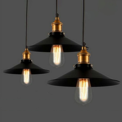 Nautical Style 1 Light Saucer LED Pendant 12 Inchs Wide with Metal Shade and 39 Inchs Height Adjustable Rope