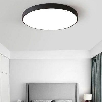 Nordic Circular Flushmount Light LED Acrylic Flush Mount Ceiling Light for Bedroom