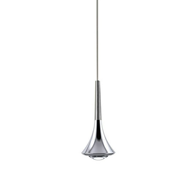 Teardrop Dining Room Hanging Ceiling Light Modern 3 Inchs Wide Acrylic Shade Pendant Lamp in Natural Light