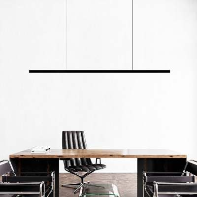 Ultra-Contemporary Restaurant Bar Hanging Pendant Lights Acrylic Linear Island Light