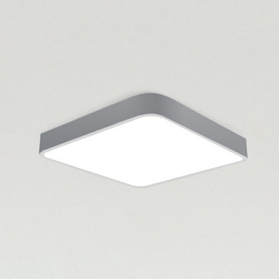 Contemporary Ceiling Light with LED Light Acrylic Shade Flush Mount Ceiling Light for Hallway in 3 Colors Light