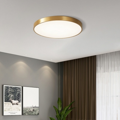 Contemporary Ceiling Light with LED Light Round 2
