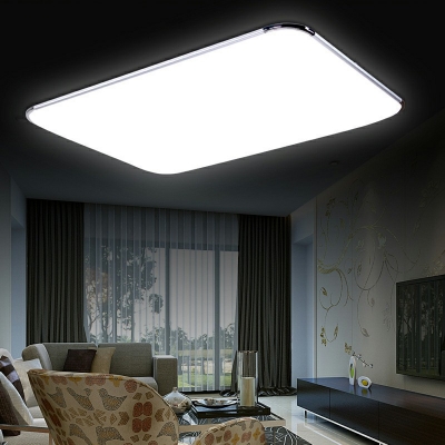 Minimalist LED Flush Mount Ceiling Light Acrylic Lampshade Ceiling Flush Mount Light for Bedroom Study Room