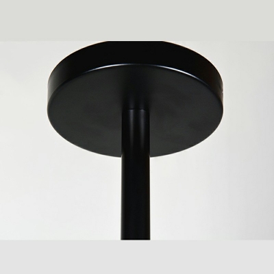 Industrial Metal Sputnik Chandelier Light 18 Lights Pendant Light in Black