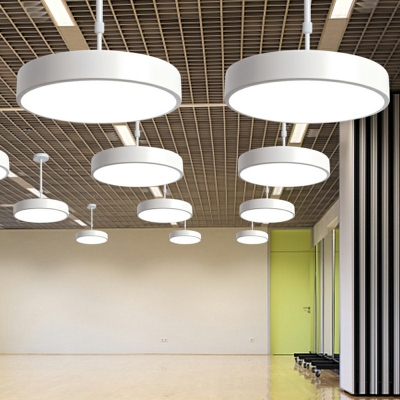 Nordic Round Flush Mount Light Acrylic Bedroom LED Ceiling Light Fixture