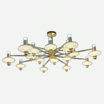 Postmodern Style Metal Sputnik Chandelier LED Molecule Suspension Light for Sitting Room