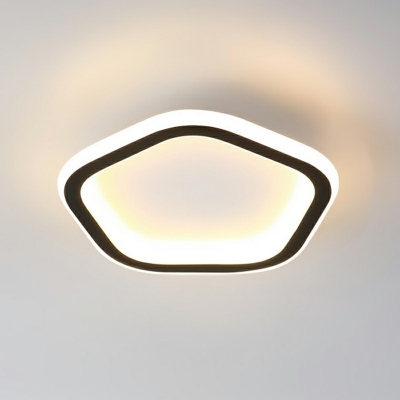 Extra Thin Arcylic Flush Light Simplicity Mounted LED Ceiling Lamp in 3 Colors Lighting