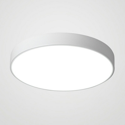 Nordic Acrylic Lampshade Round Surface Mount LED Flush Mount for Bedroom Office Hallway