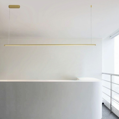 Simplicity Linear Acrylic Island Pendant Lights Living Room Pendant Lighting Fixtures