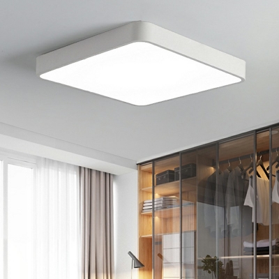 Contemporary Acrylic Lampshade Surface Mount LED Ceiling Light for Bedroom Office Hallway