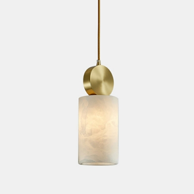 Modern Minimalist Pendant Light 1-Light Cylinder/Square Hanging Lights for Dining Room Kitchen