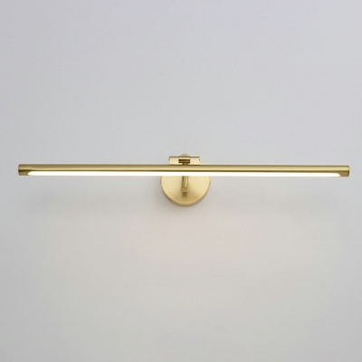 Gold Linear LED Mirror Cabinet Bathroom Wall Light Anti-fogging Vanity Sconce for Bathroom