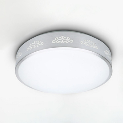 Modern Simple Round Shape Ceiling Light Aluminum LED Flush Mount Light for Sleeping Room