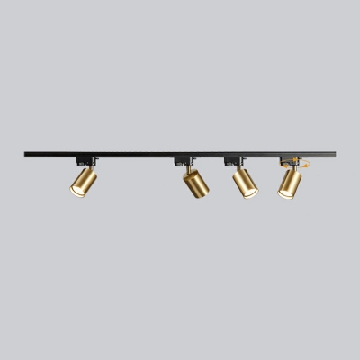 Simplicity Style Gold Close to Ceiling Lighting Shaded Ceiling Flush Mount Light