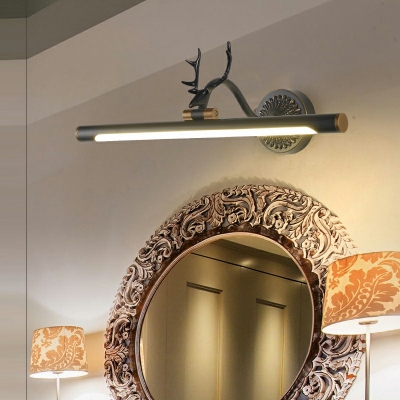 Tube Wall Lamp Contemporary Metal Indoor in Natural Light Vanity Lighting for Bathroom