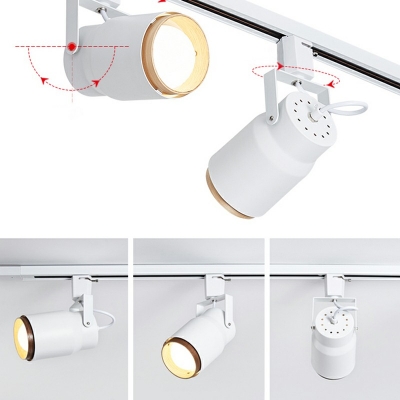 3 Lights Foyer and Bedroom LED Flush Mount Ceiling Light Long Track Spotlights