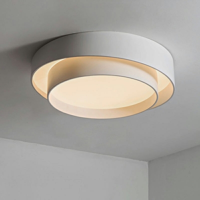 Contemporary Modern Ceiling Light LED Round Acrylic Shade Ceiling Light Fixture for Living Room
